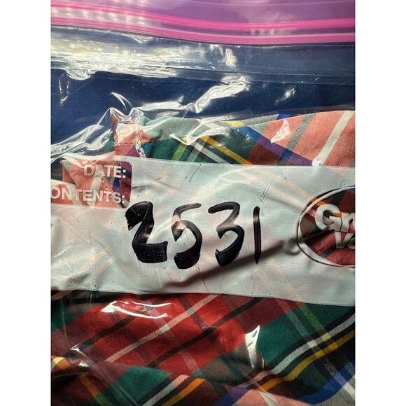 J Crew plaid smocked puff sleeve snowy stewart tartan blouse womens small - Picture 9 of 9